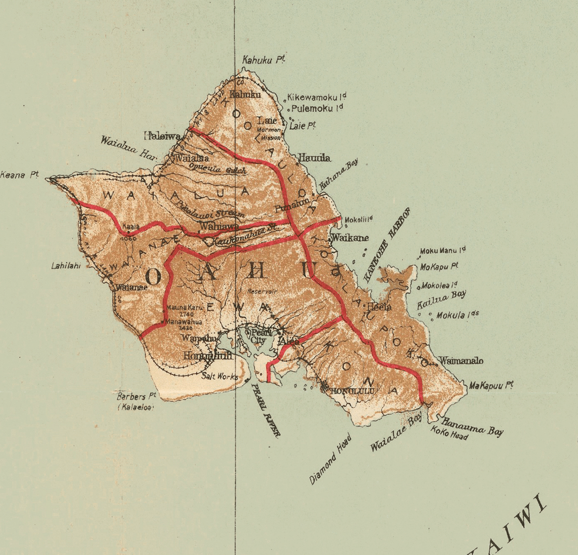 Hawaiian Islands Vintage Map Blanket - Maritime Tribes USABlanket