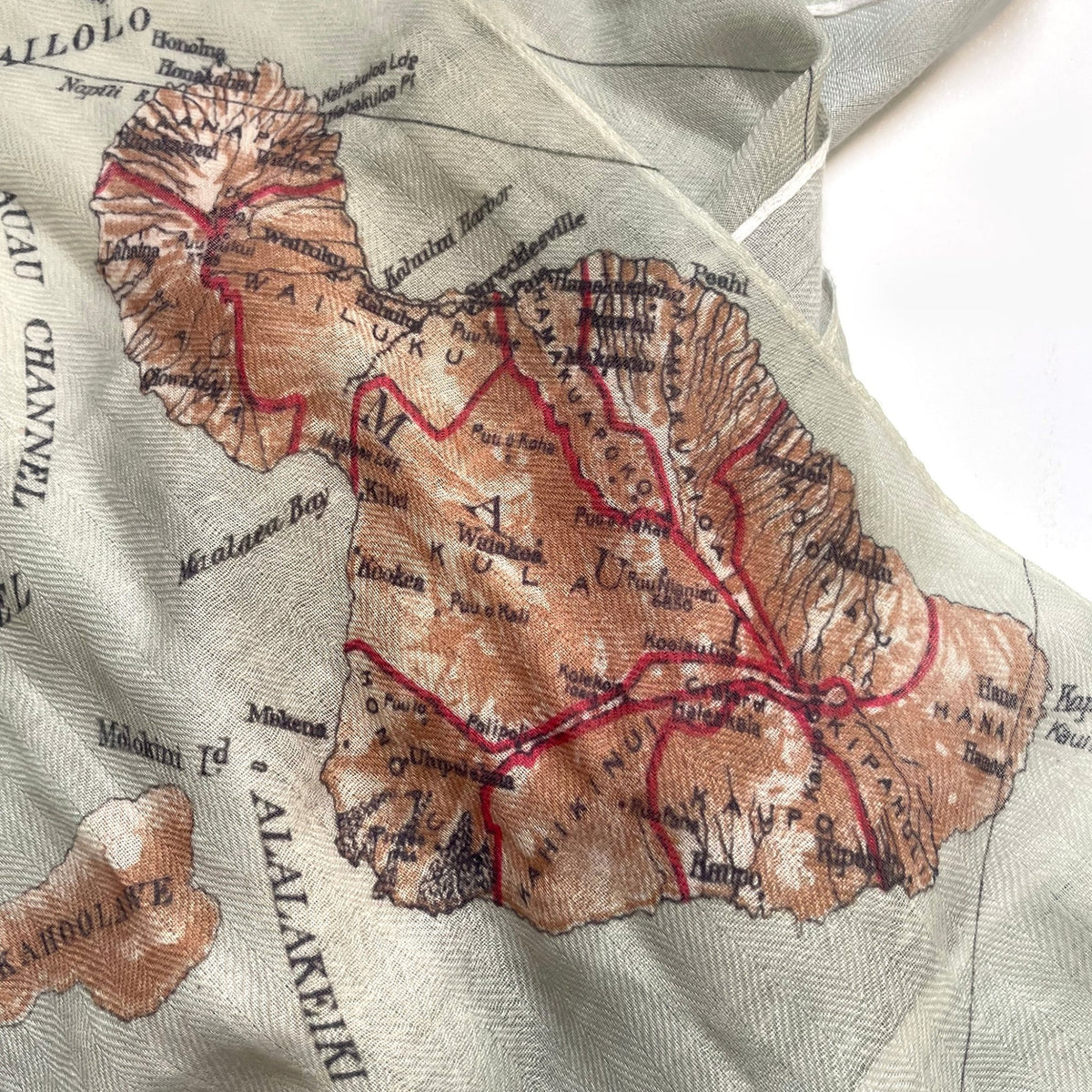 Hawaiian Islands vintage map - Quick Dry Towel - Maritime Tribes USATowel