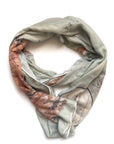 Hawaiian Islands Vintage Map Scarf - Maritime Tribes USAScarf