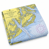 Hilton Head SC Nautical Chart Quick Dry Towel - Maritime Tribes USATowel