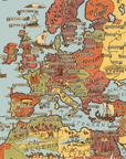 Illustrated World Map Baby Blanket - by Ernest Dudley Chase - Super Soft - Maritime Tribes USABlanket