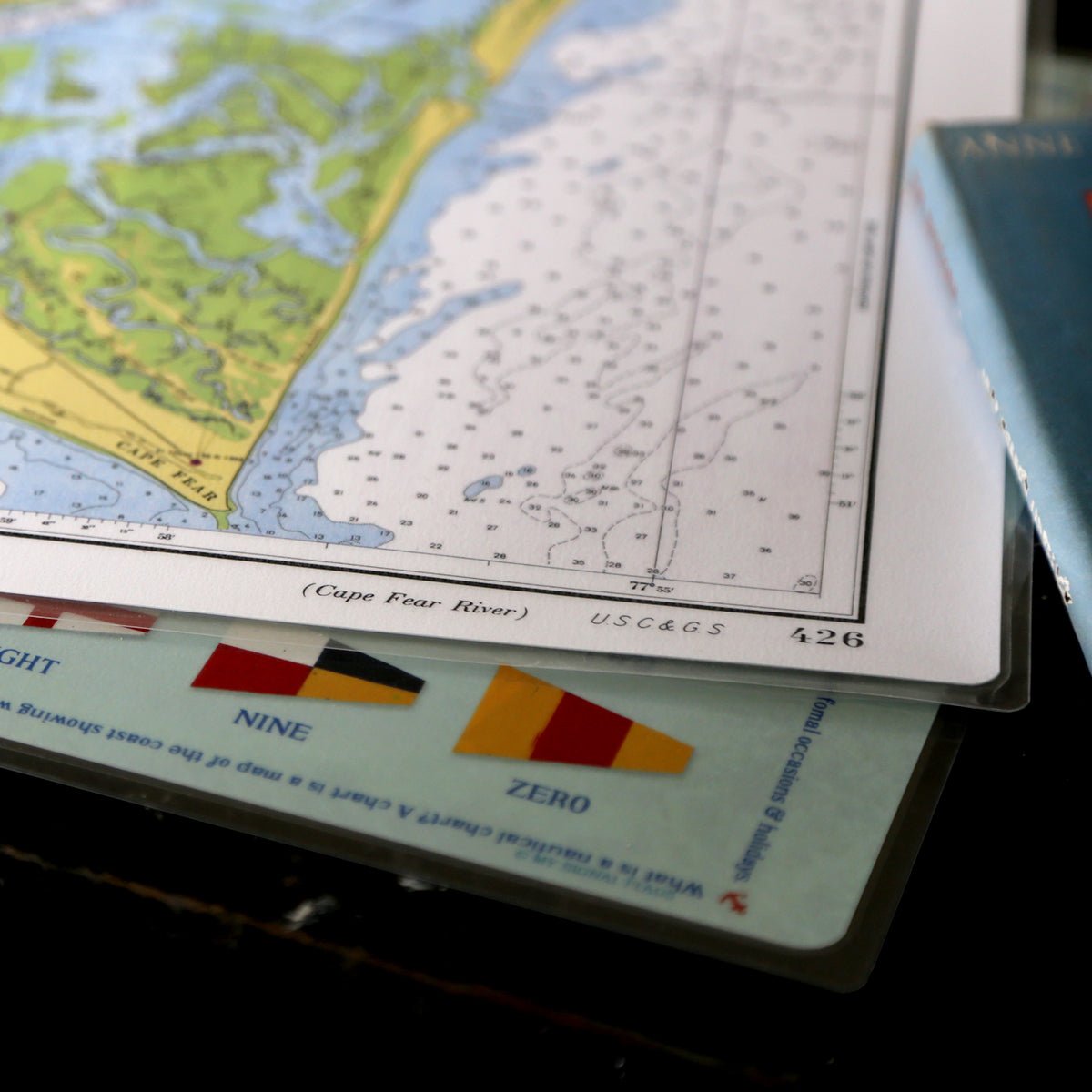 Imray's Bermuda Nautical Chart Placemats - set of 4 - Maritime Tribes USA