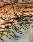 Ireland Vintage Map Scarf - Maritime Tribes USAScarf