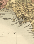 Italy Vintage Map Blanket - Maritime Tribes USABlanket