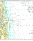 Kenosha, Wisconsin Vintage 1921 Chart Placemat - Maritime Tribes USALaminated Placemat