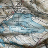 Lake Winnipesaukee, NH Vintage Topo Map Scarf - Maritime Tribes USAScarf