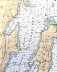 Leelanau PeninsulaNautical Chart Blanket - Maritime Tribes USABlanket