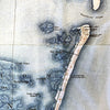 Long Beach Island Antique Style Map Blanket - Maritime Tribes USABlanket
