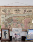 Manhattan Vintage Map Scroll - Maritime Tribes USAScroll