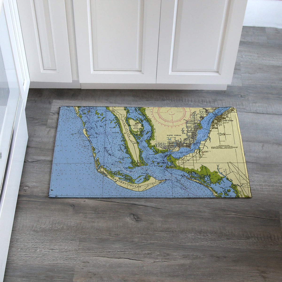Map Accent Rug Wholesale – 20" x 30" | Non-Skid Back - Maritime Tribes USA