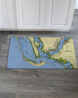 Map Accent Rug Wholesale – 20" x 30" | Non-Skid Back - Maritime Tribes USA