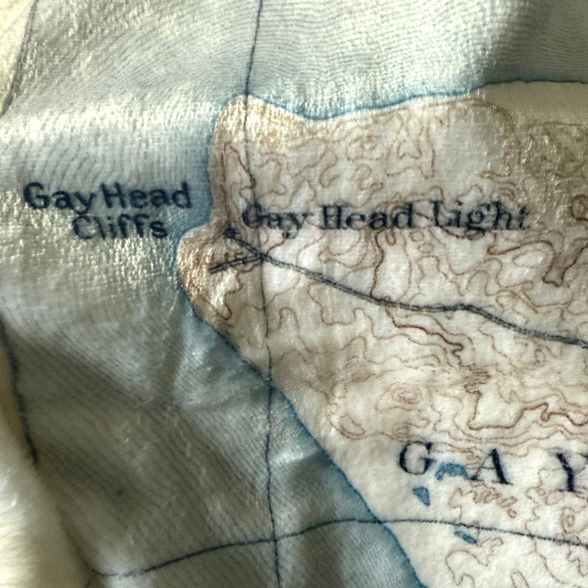 Martha's Vineyard Antique Map Blanket - Maritime Tribes USABlanket