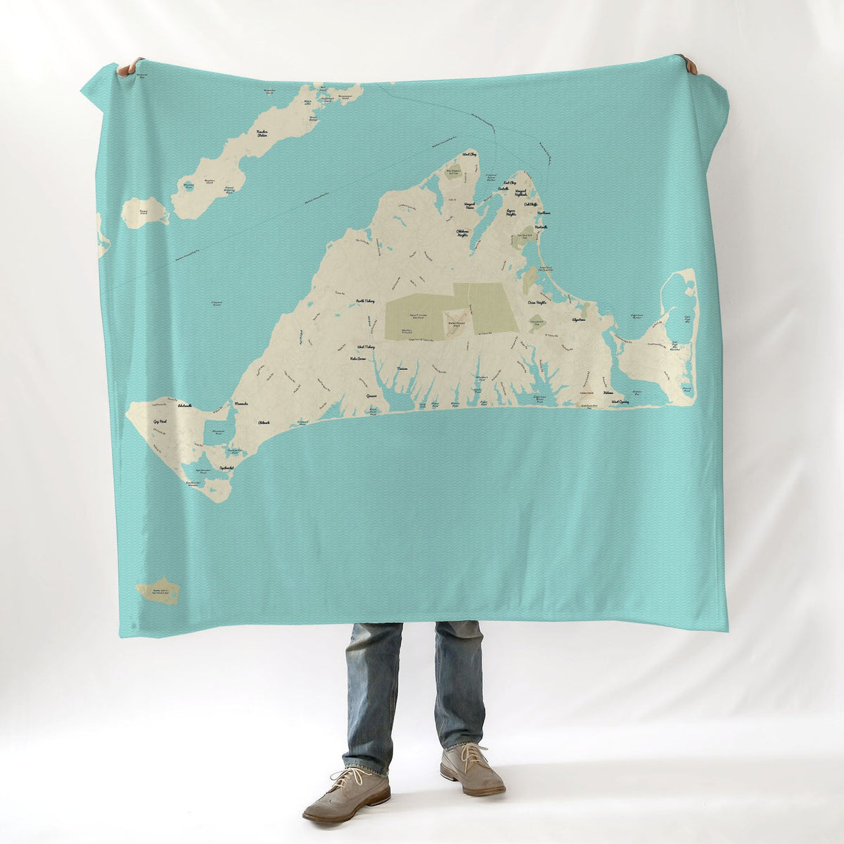 Martha's Vineyard Modern Wave Blanket - Maritime Tribes USABlanket