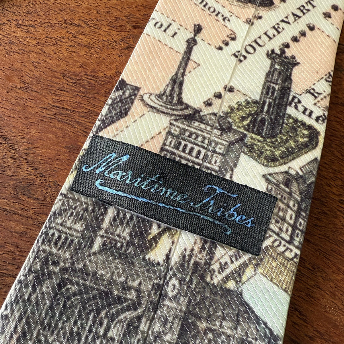 Men's Nautical Chart Tie, Wholesale - Maritime Tribes USA