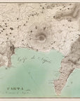 Naples, Italy Vintage Map Placemat - Maritime Tribes USA