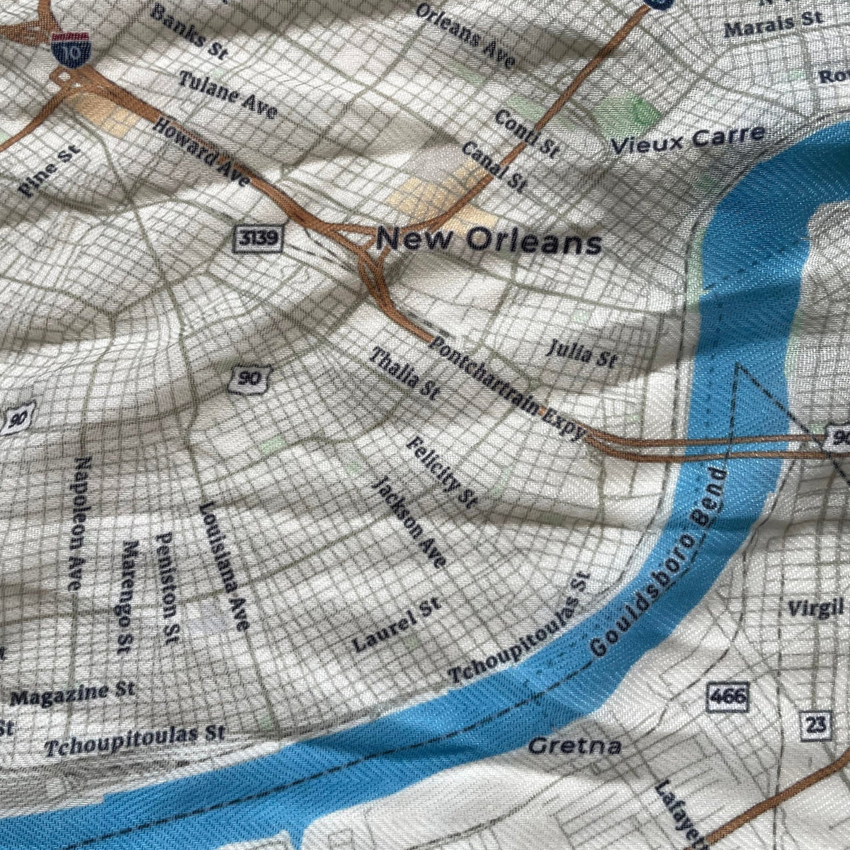 New Orleans & the Mississippi River Scarf - Maritime Tribes USAScarf