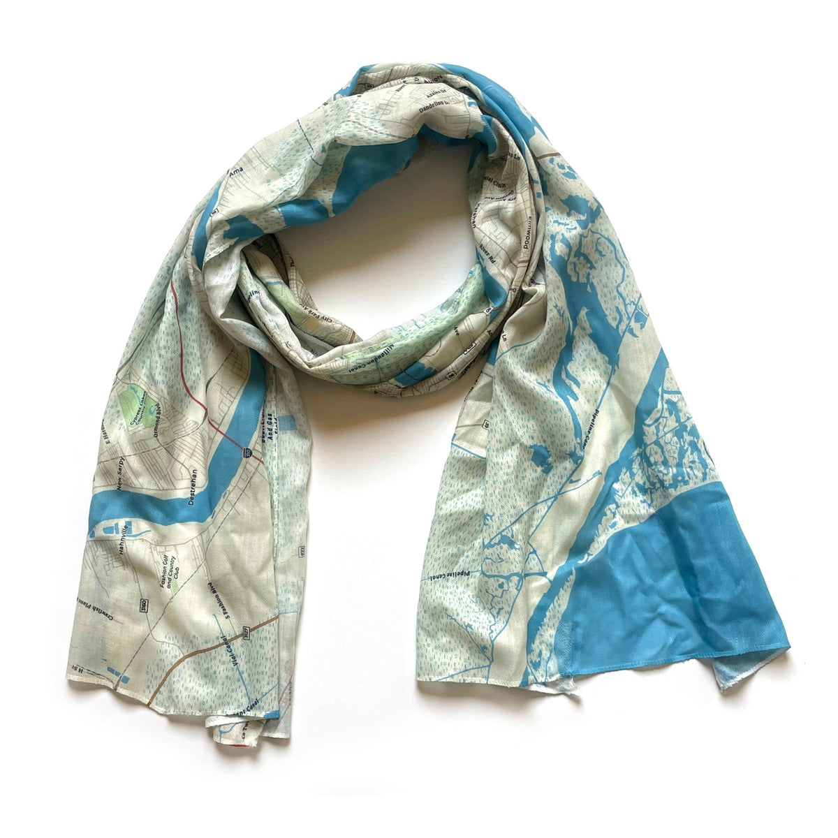 New Orleans & the Mississippi River Scarf - Maritime Tribes USAScarf