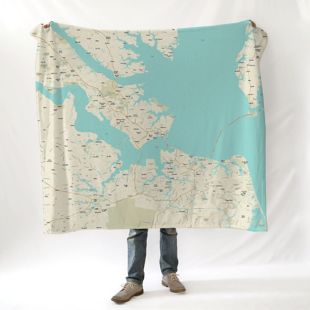 Newport News & Southern Chesapeake, Virginia Blanket - Maritime Tribes USABlanket