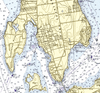 Newport, RI (Narragansett Bay) Chart Blanket - Maritime Tribes USABlanket