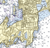Newport, RI (Narragansett Bay) Chart Blanket - Maritime Tribes USABlanket