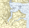 Newport, RI (Narragansett Bay) Chart Blanket - Maritime Tribes USABlanket