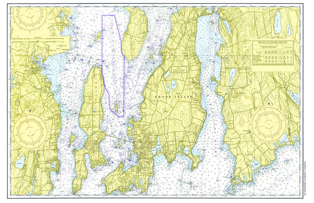 Newport, RI Single Placemat 10026-PLA - Maritime Tribes USALaminated Placemat