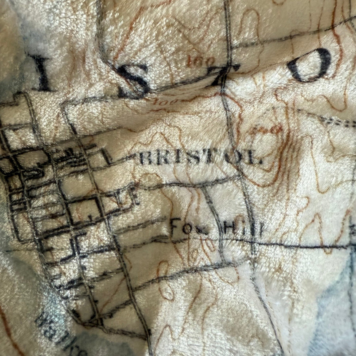 Newport, RI Vintage Topo Map Blanket - Maritime Tribes USABlanket