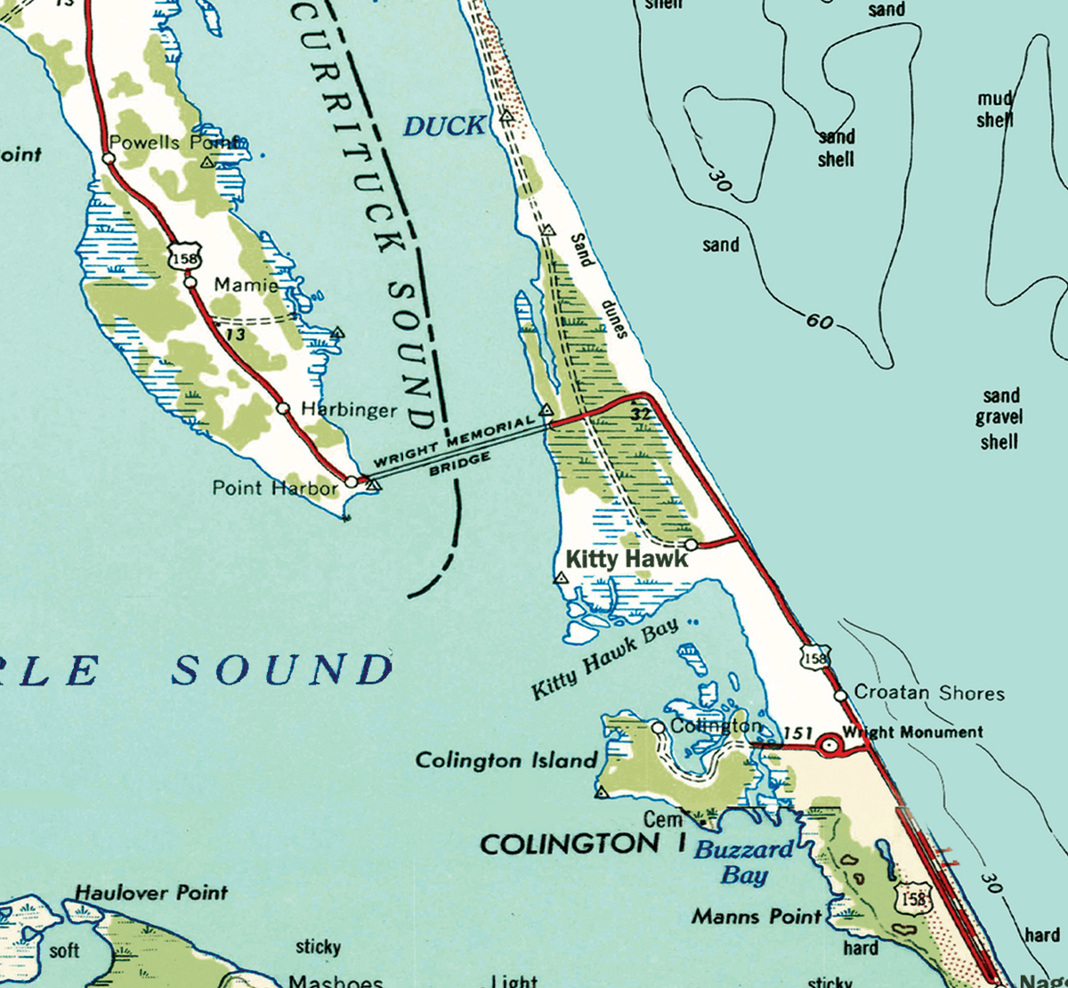 Outerbanks (Currituck to Ocracoke, OBX), NC Quick Dry Towel - Maritime Tribes USATowel