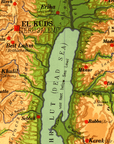 Palestine Vintage (c. 1915) Map Blanket - Maritime Tribes USABlanket