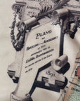 Barcelona, España, Vintage Map, c. 1915 Scarf