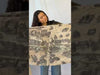 Paris Vintage Birdseye Map Scarf video