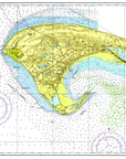 Provincetown, MA Vintage Chart Placemat - Maritime Tribes USALaminated Placemat