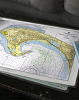 Provincetown, MA Vintage Chart Placemat - Maritime Tribes USALaminated Placemat