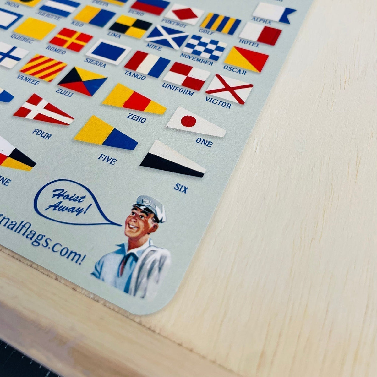 "Q" Nautical Flag in Glass-Free Shadow Box Frame - Maritime Tribes USA