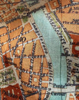 Rome, Italy Vintage Map Scarf (Pianta Roma) - Maritime Tribes USAScarf
