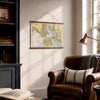 San Francisco Bay Nautical Chart Canvas Wall Scroll - Maritime Tribes USAScroll