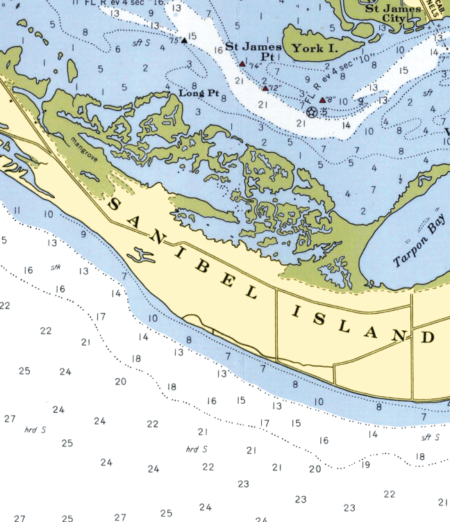 Sanibel Island, FL Nautical Chart Blanket - Maritime Tribes USABlanket