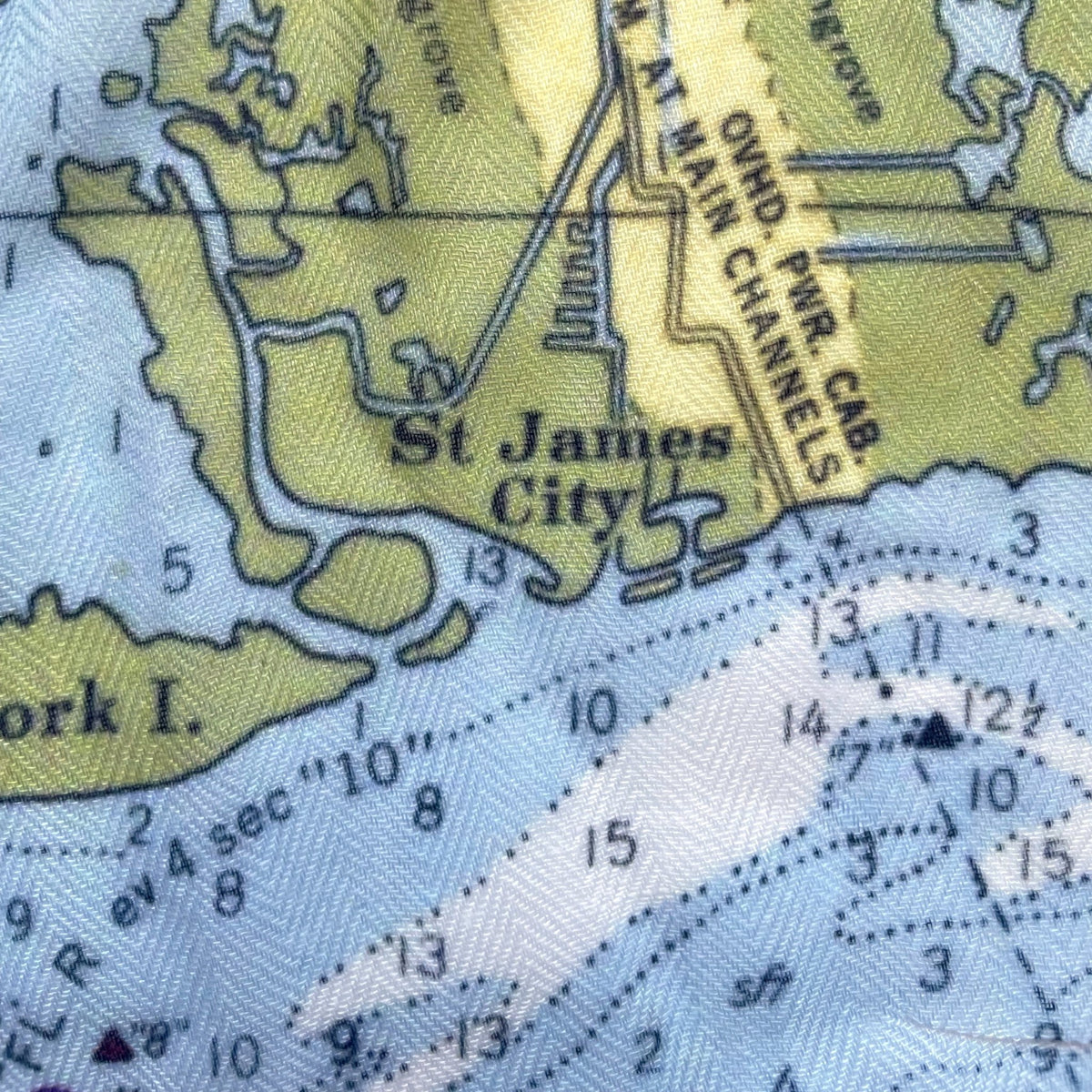 Sanibel Island to Boca Grande, FL Nautical Map Scarf - Maritime Tribes USAScarf