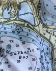 Newport, RI Nautical chart Scarf