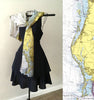 St. Pete Beach, Clearwater, FL Nautical Chart Scarf - Maritime Tribes USAScarf