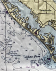 St. Pete Beach, Clearwater, FL Nautical Chart Scarf - Maritime Tribes USAScarf