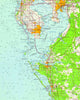 St. Petersburg / Tampa Chart, FL. Topo Map Blanket - Maritime Tribes USABlanket