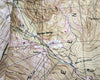 Stowe, Vermont Vintage Topographic Map Blanket | VT Mountain Throw - Maritime Tribes USABlanket