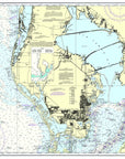 Tampa Bay, Florida Chart Placemat - Maritime Tribes USALaminated Placemat