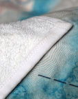Towel, Beach & Bath Wholesale - Side A: Cotton Terry. Side B: Fleecy Map - Maritime Tribes USA
