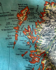 U.K. Vintage Map Scarf - Maritime Tribes USA