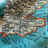 U.K. Vintage Map Scarf - Maritime Tribes USA