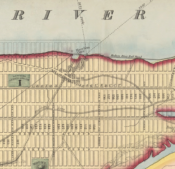 Manhattan Vintage Map Blanket