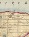 Manhattan Vintage Map Blanket