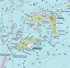 US Virgin Islands Imray Chart Blanket (St. Thomas & St. John, USVI) - Maritime Tribes USA